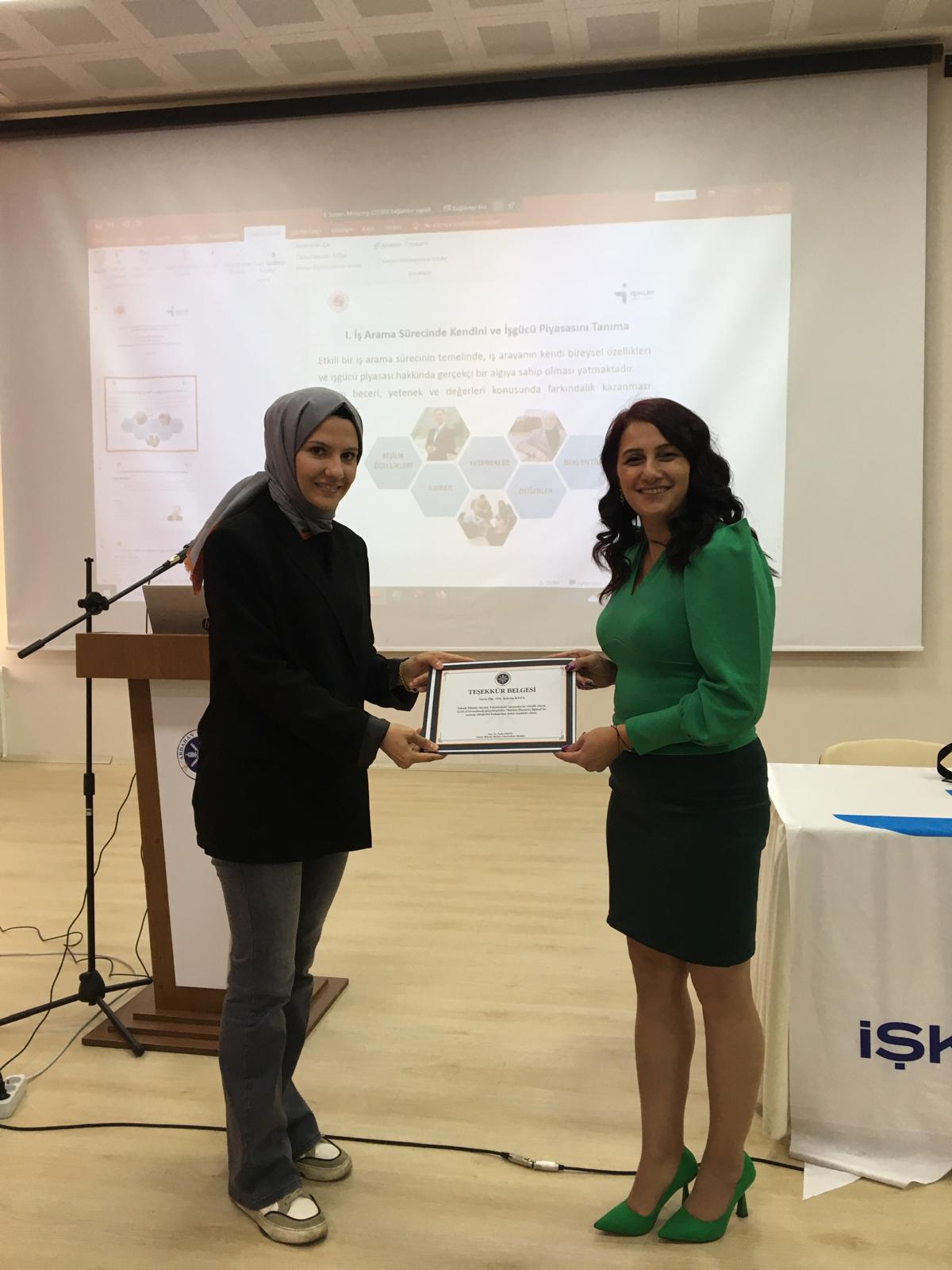 Teknik Bilimler MYO’da Kariyer Planlama Eğitimi Düzenlendi