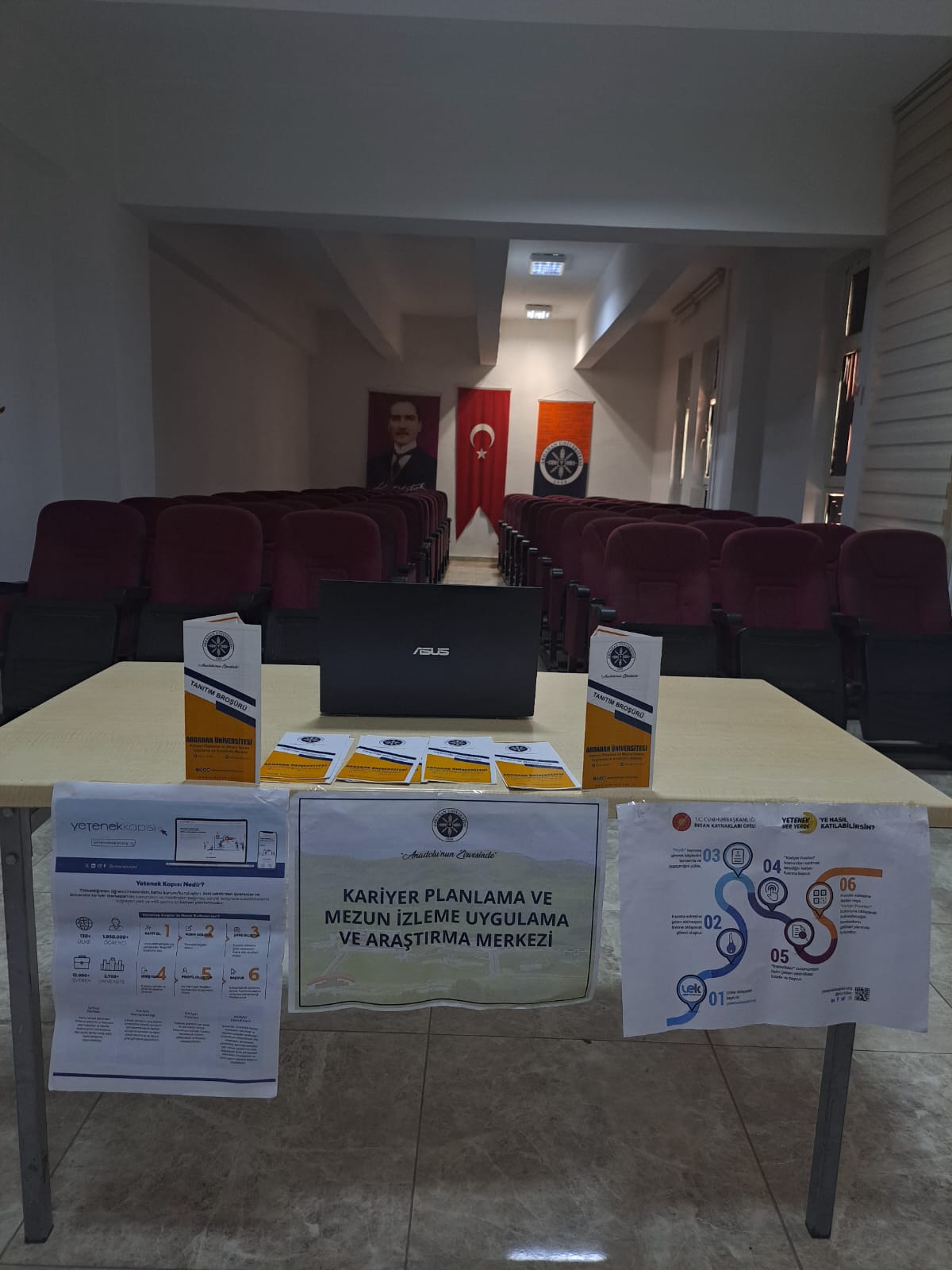 KUDAKAF'25 Tanıtım Masası Posof ve Çıldır Meslek Yüksekokullarındaydı.